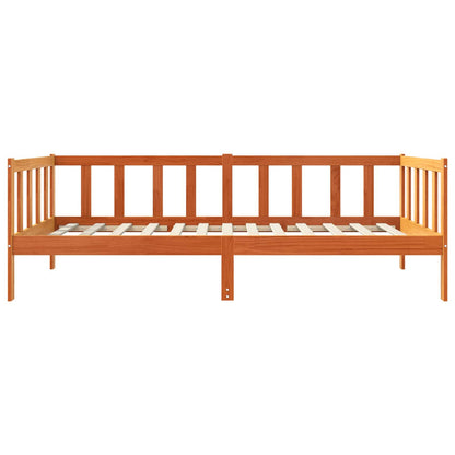 Struttura del letto Marrone cerato 90 x 190 cm Pino massello | homemem39