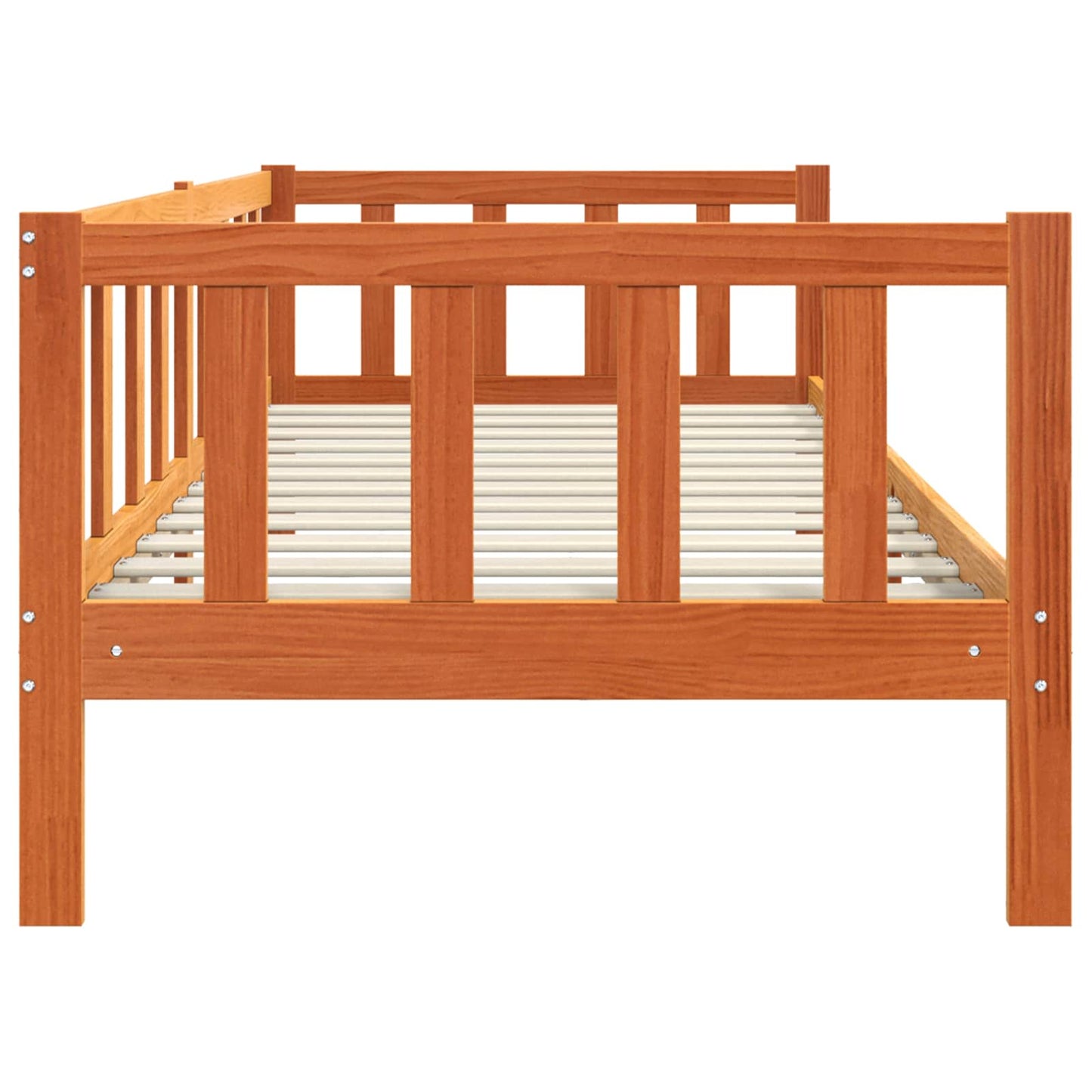 Struttura del letto Marrone cerato 90 x 190 cm Pino massello | homemem39