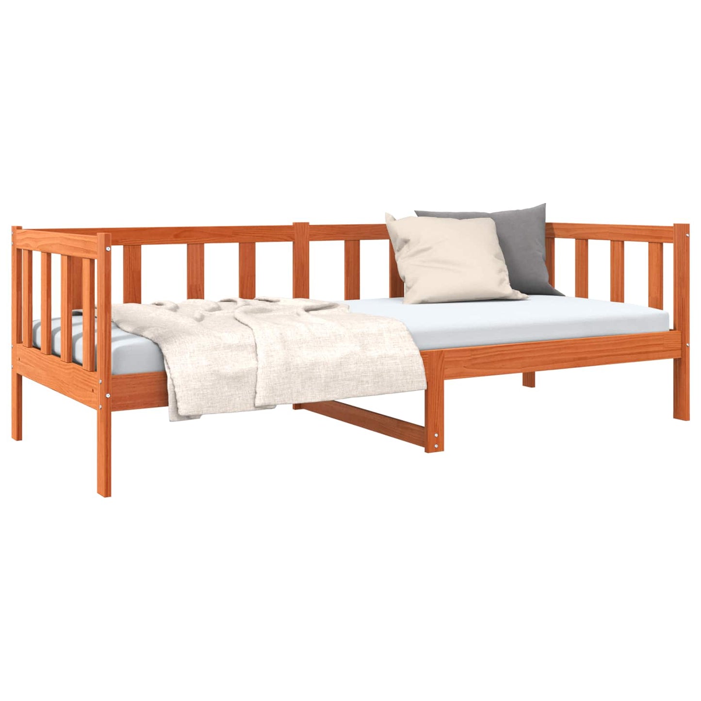 Struttura del letto Marrone cerato 80 x 200 cm Pino massello | homemem39