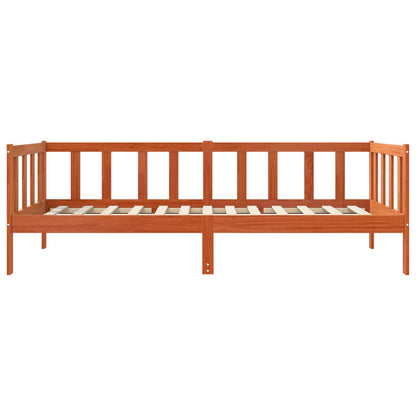 Struttura del letto Marrone cerato 90 x 190 cm Pino massello | homemem39