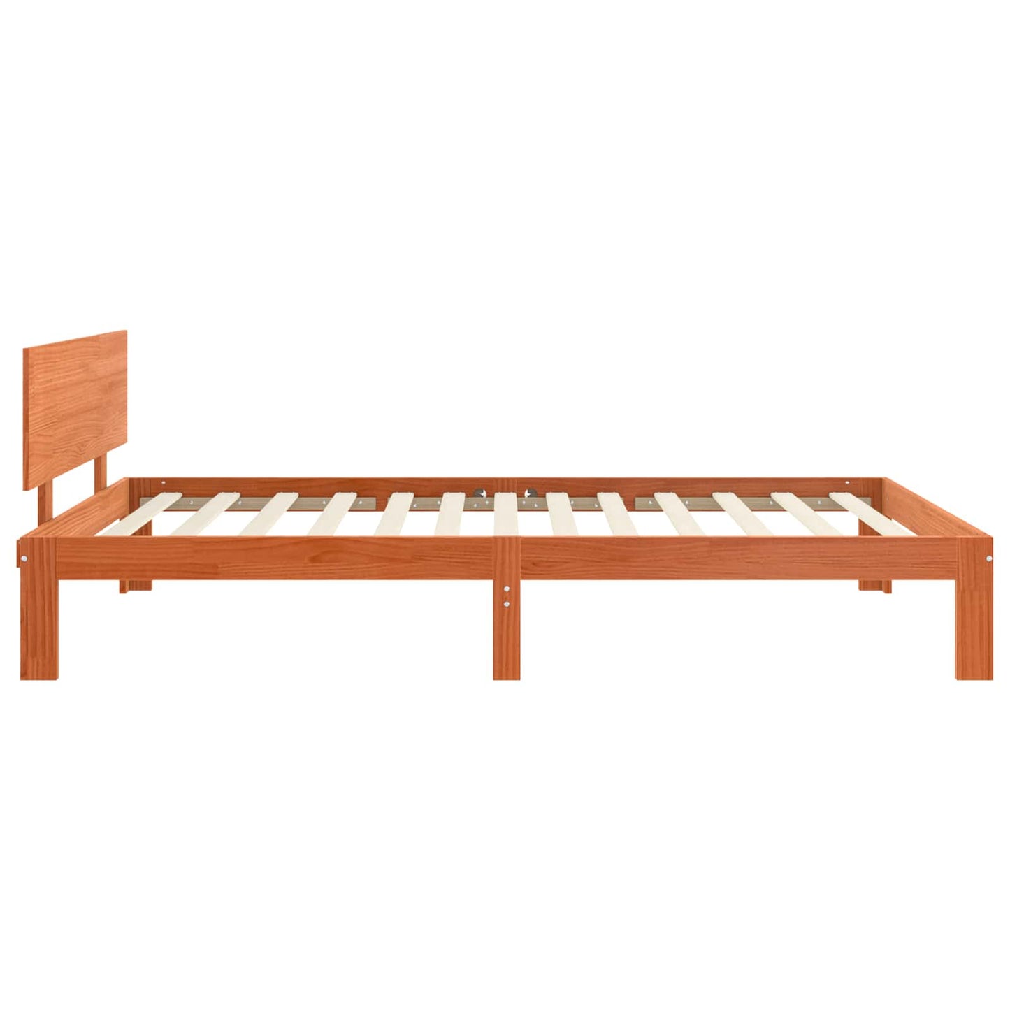 Struttura del letto Marrone cerato 90 x 190 cm Pino massello