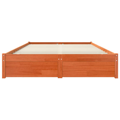 Struttura del letto Marrone cerato 160 x 200 cm