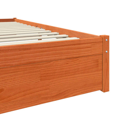 Struttura del letto Marrone cerato 200 x 200 cm | homemem39