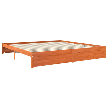 Struttura del letto Marrone cerato 200 x 200 cm | homemem39
