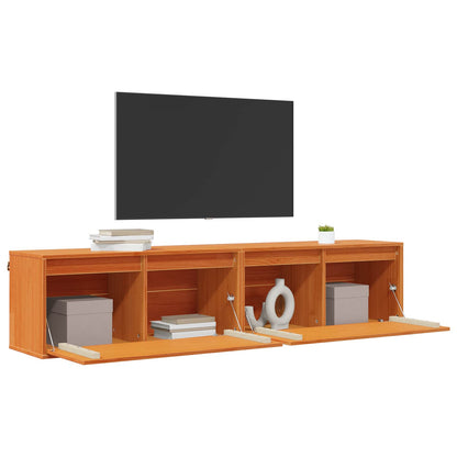 Armadietto a muro 2 pcs Marrone cerato 80 x 30 x 35 cm | homemem39