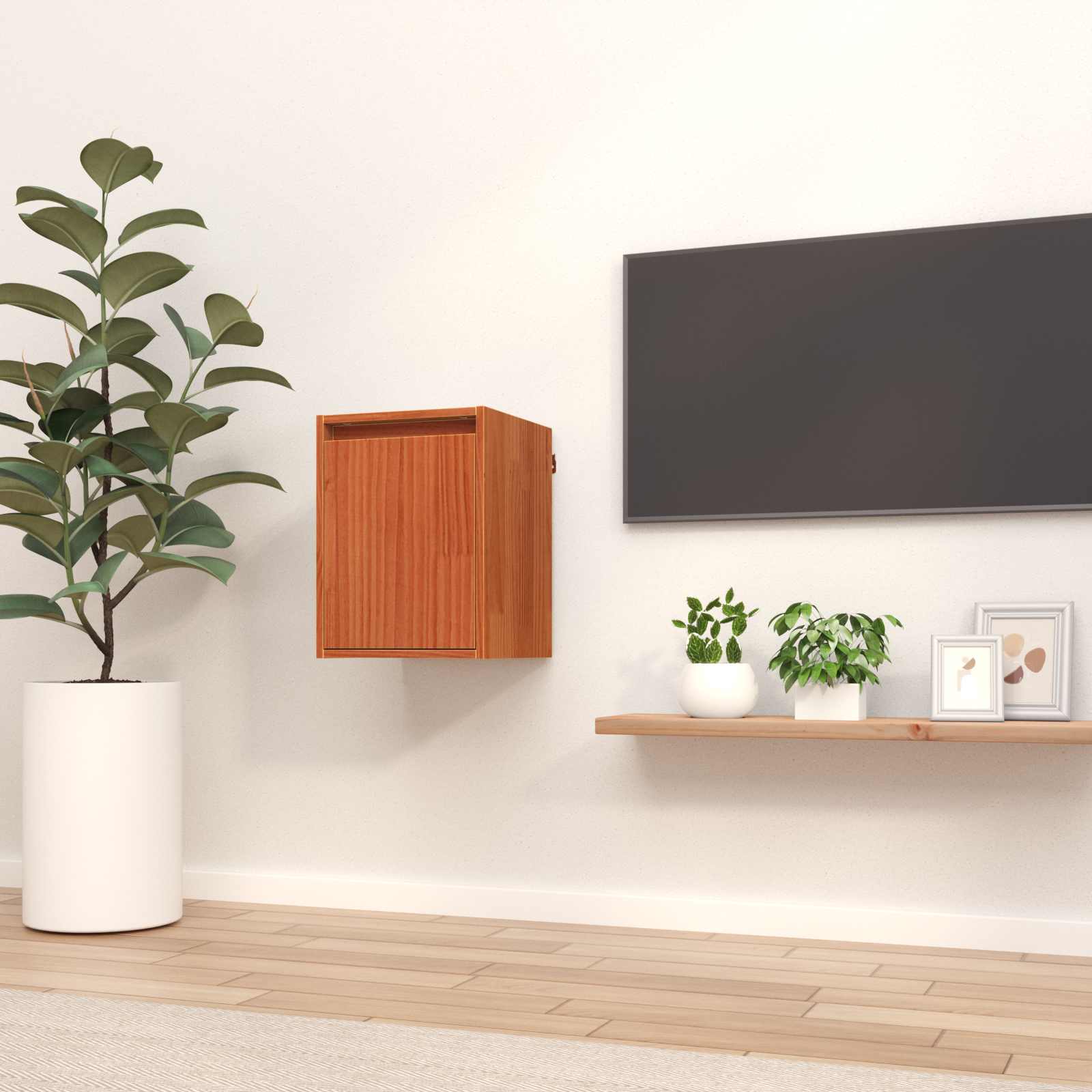 Armadietto a muro Marrone cerato 30 x 30 x 40 cm Pino massello | homemem39