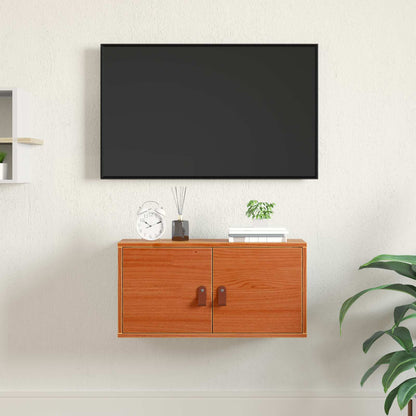 Armadietto a muro Marrone cerato 60 x 30 x 30 cm Pino massello | homemem39
