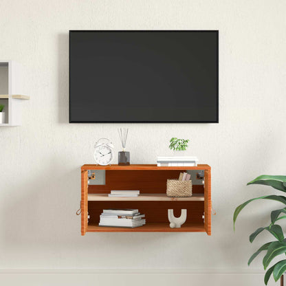 Armadietto a muro Marrone cerato 60 x 30 x 30 cm Pino massello | homemem39