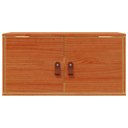 Armadietto a muro Marrone cerato 60 x 30 x 30 cm Pino massello | homemem39