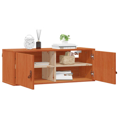 Armadietto a muro 2 pcs Marrone cerato 80 x 30 x 30 cm | homemem39