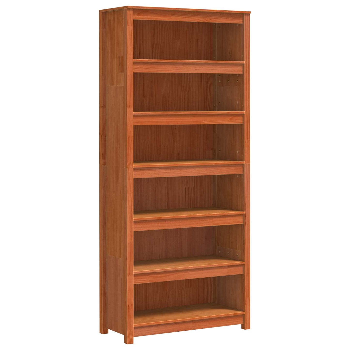 Armadio per Libri Marrone cerato 80 x 35 x 183 cm Pino massello | homemem39