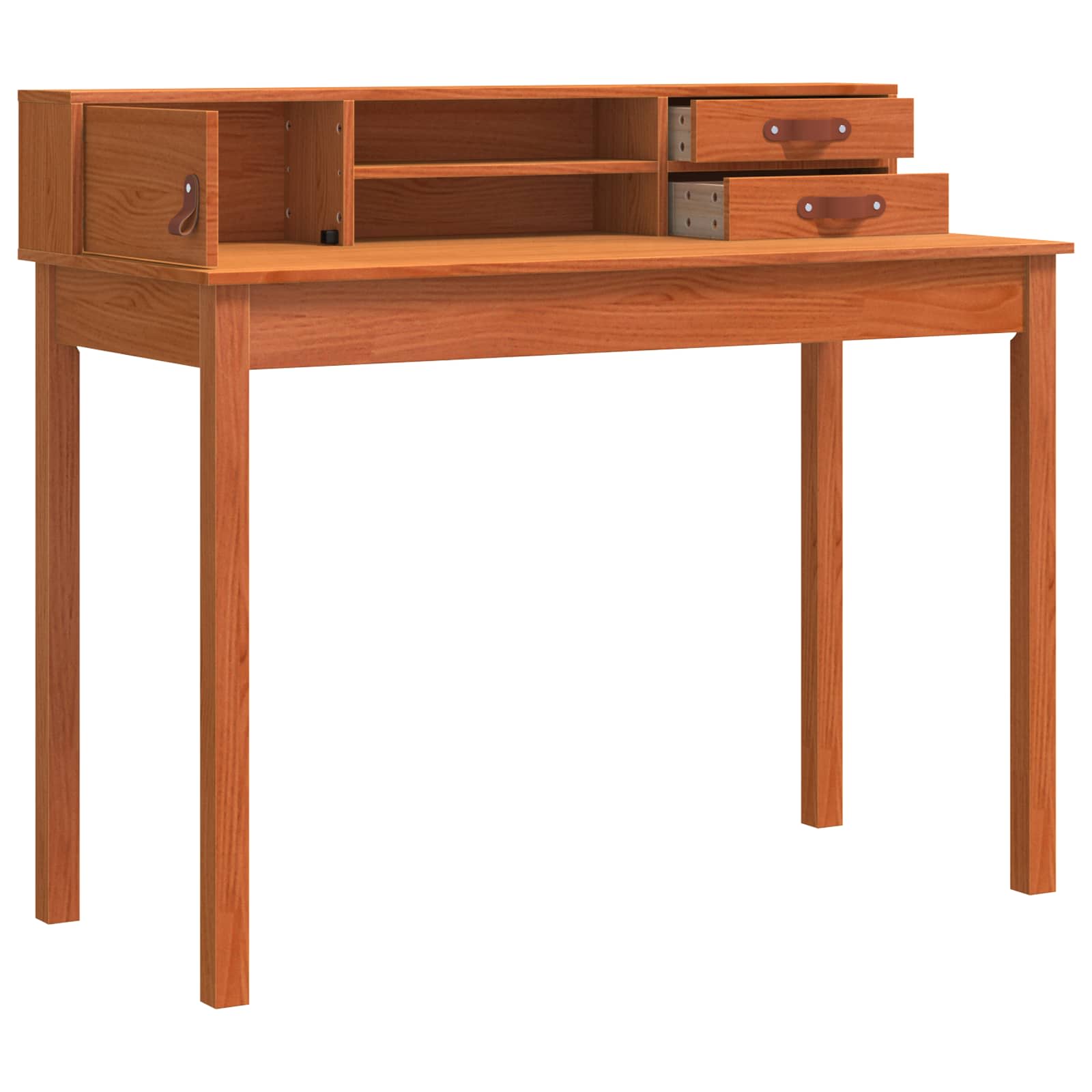 Scrivania con cassetto Marrone cerato 110 x 50 x 93 cm | homemem39
