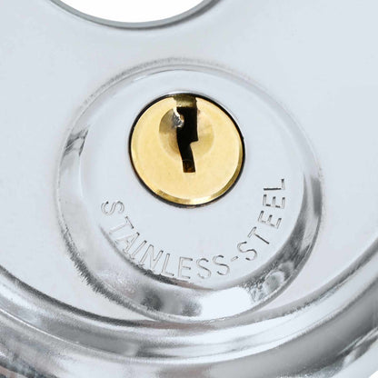 Lucchetti Discus con Chiavi 2 pcs Argento 7 x 2.4 x 7 cm | homemem39
