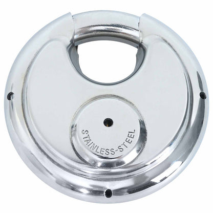 Lucchetti Discus con Chiavi 2 pcs Argento 9 x 2,8 x 9 cm | homemem39