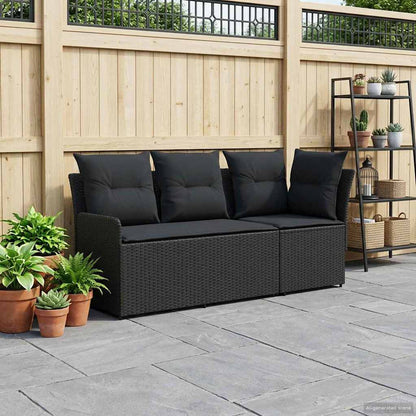 2 pz Divano con braccioli da giardino con divano angolare
