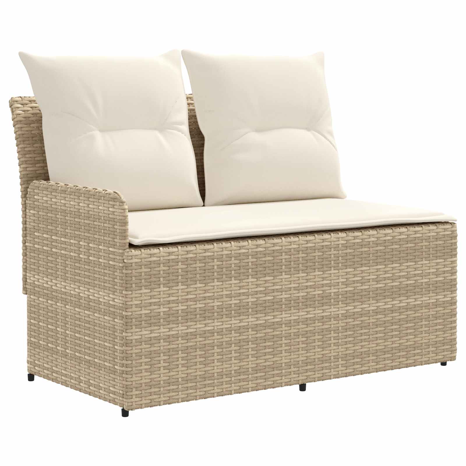 Divano con braccioli da giardino con divano angolare 2 Pezzo | homemem39