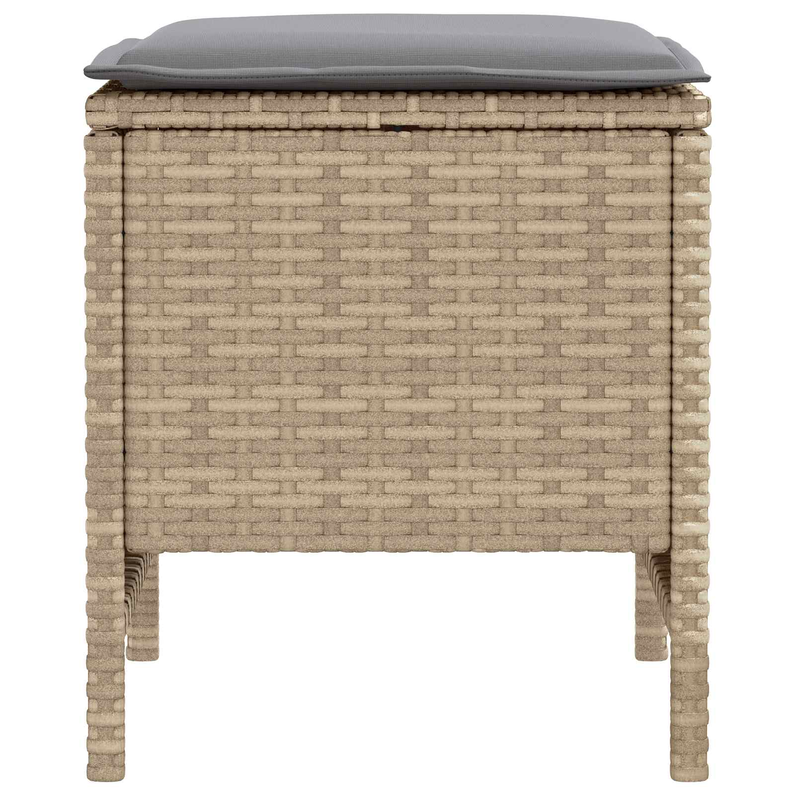 Poggiapiedi da Giardino 2 Pezzo Beige e Grigio Chiaro | homemem39