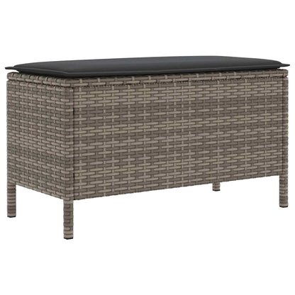 Poggiapiedi da Giardino Grigio e Grigio Scuro 80 x 38 x 45 cm | homemem39