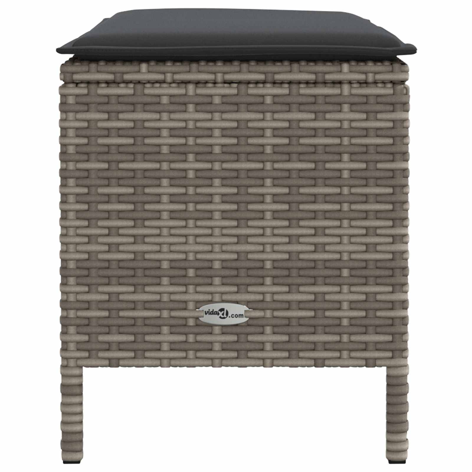 Poggiapiedi da Giardino Grigio e Grigio Scuro 80 x 38 x 45 cm | homemem39