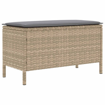 Poggiapiedi da Giardino Beige e Grigio Chiaro 80 x 38 x 42 cm