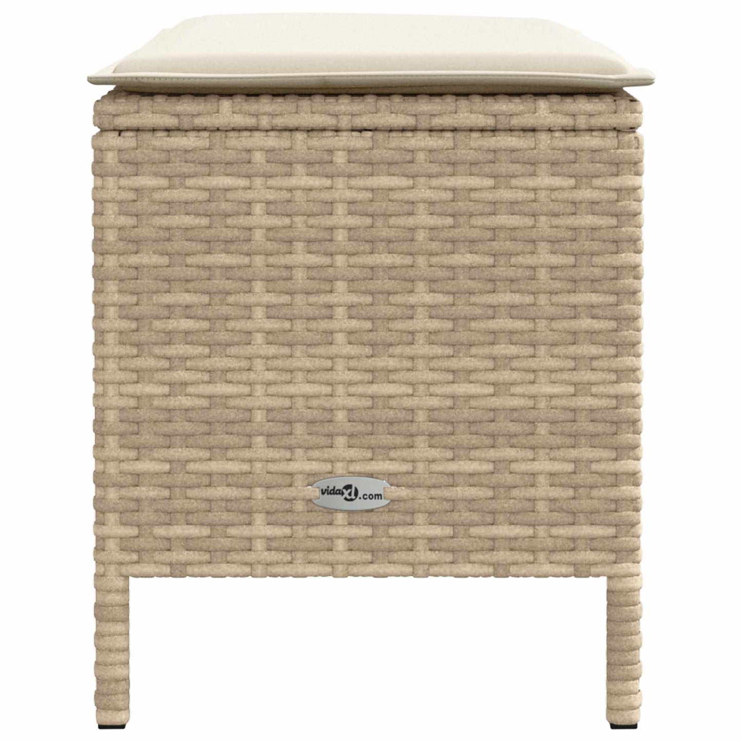 Poggiapiedi da Giardino Beige e Crema 80 x 38 x 42 cm | homemem39