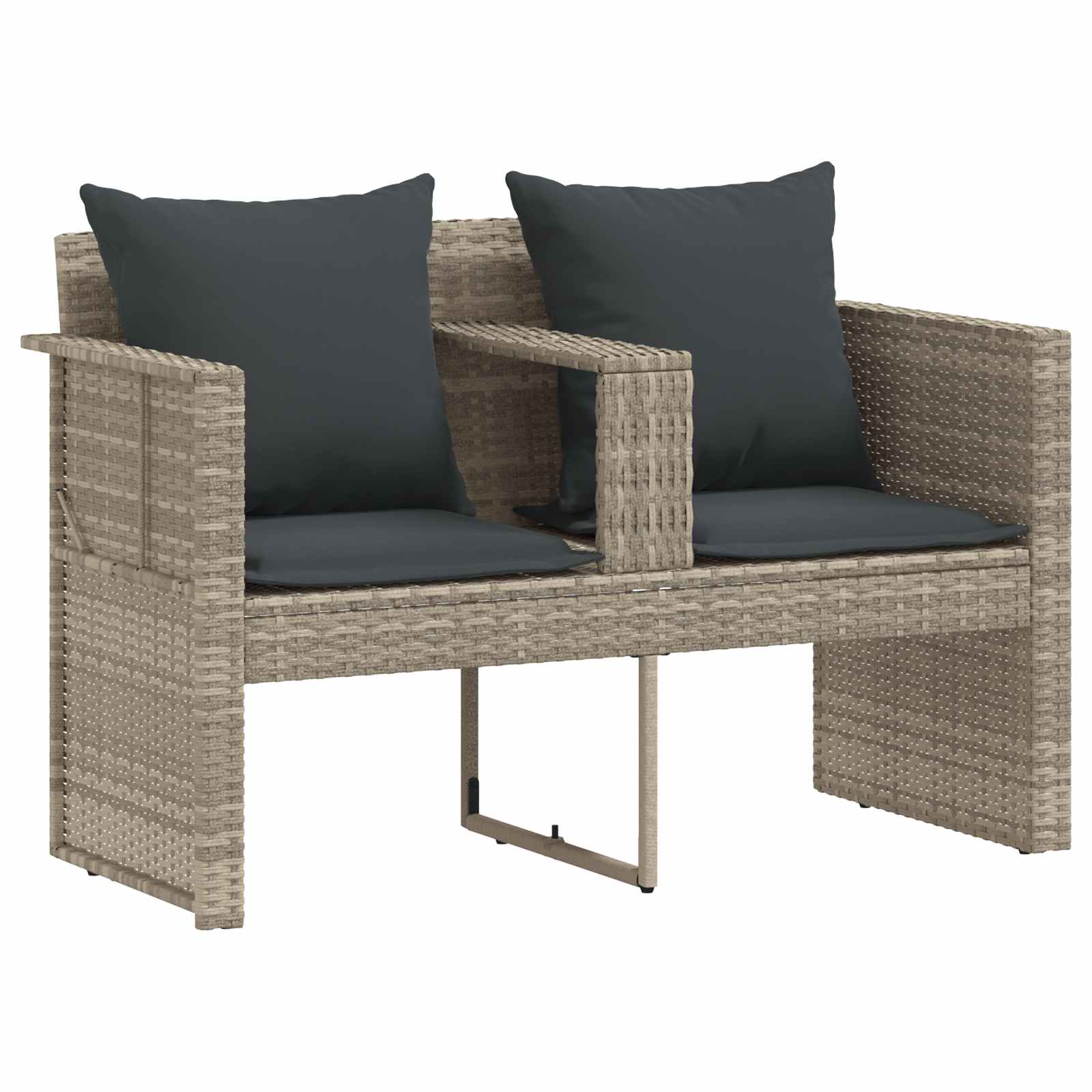 Divano da giardino 8 pcs Grigio chiaro e grigio scuro | homemem39