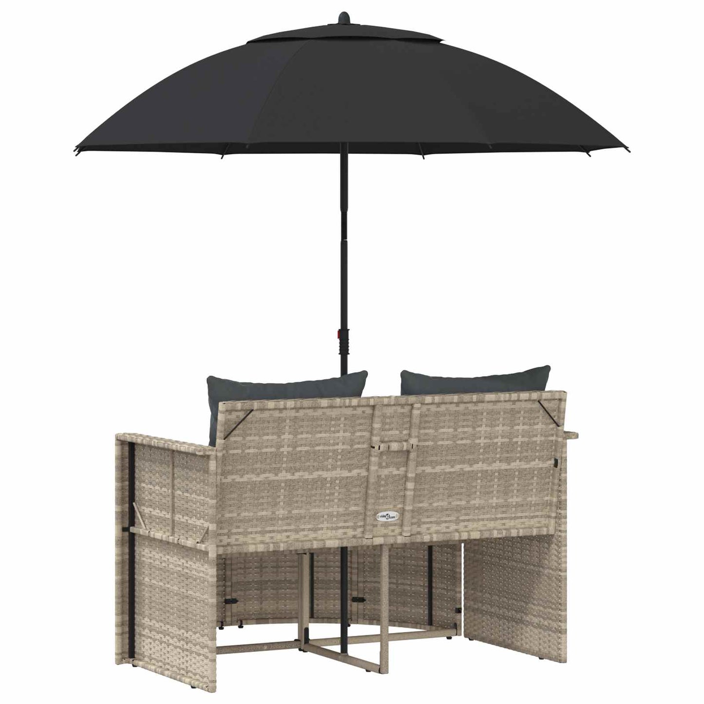 Divano da giardino 8 pcs Grigio chiaro e grigio scuro | homemem39