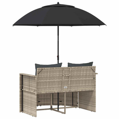 Divano da giardino 8 pcs Grigio chiaro e grigio scuro | homemem39