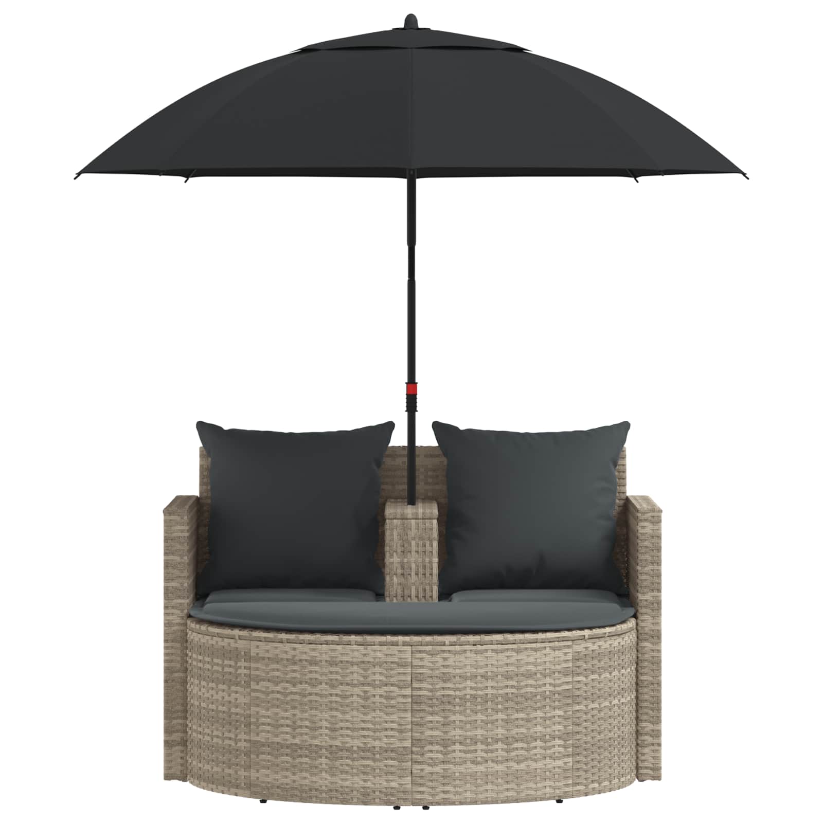 Divano da giardino 8 pcs Grigio chiaro e grigio scuro | homemem39