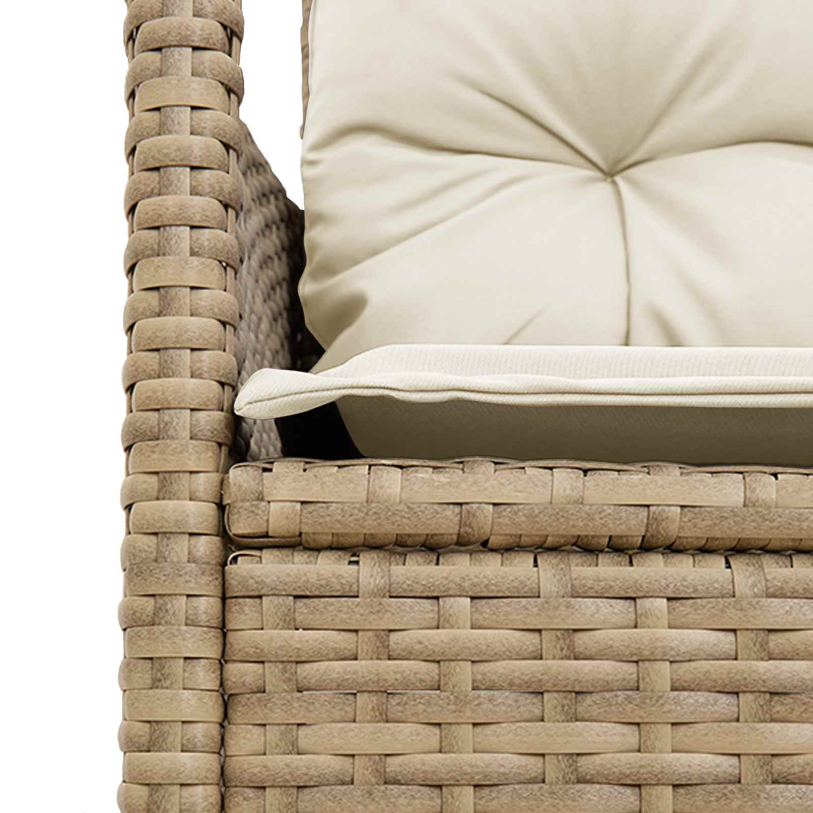 Set Divano da Giardino con cuscino 2 pcs polyrattan | homemem39