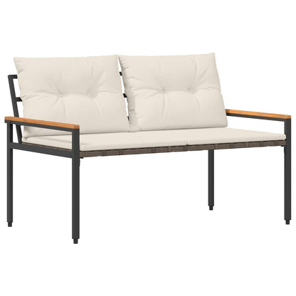 Set Mobili da Esterno 4 pcs Bianco Crema polyrattan | homemem39