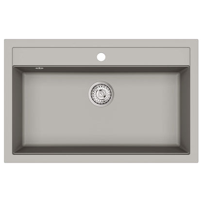 Lavello Grigio 795 x 505 mm Granito | homemem39