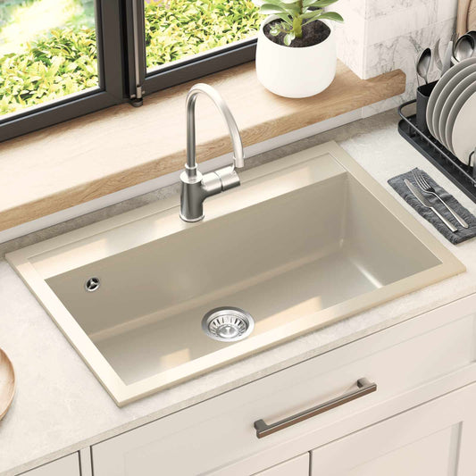 Lavello Beige 795 x 505 mm Granito