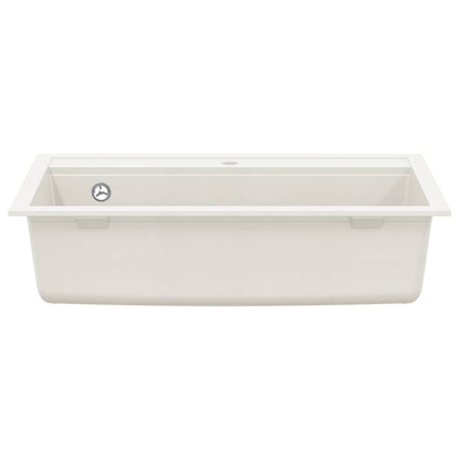 Lavello Bianco 795 x 505 mm Granito | homemem39
