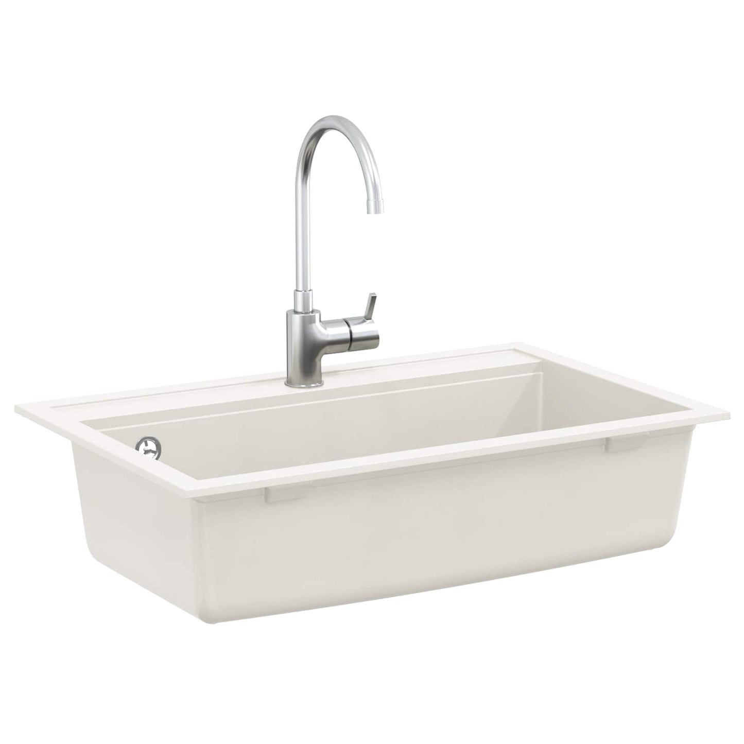Lavello Bianco 795 x 505 mm Granito | homemem39