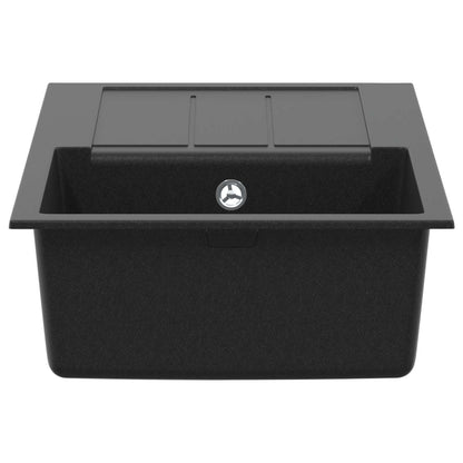 Lavello Nero 780 x 500 mm 80% Quarzo e 20% Resina