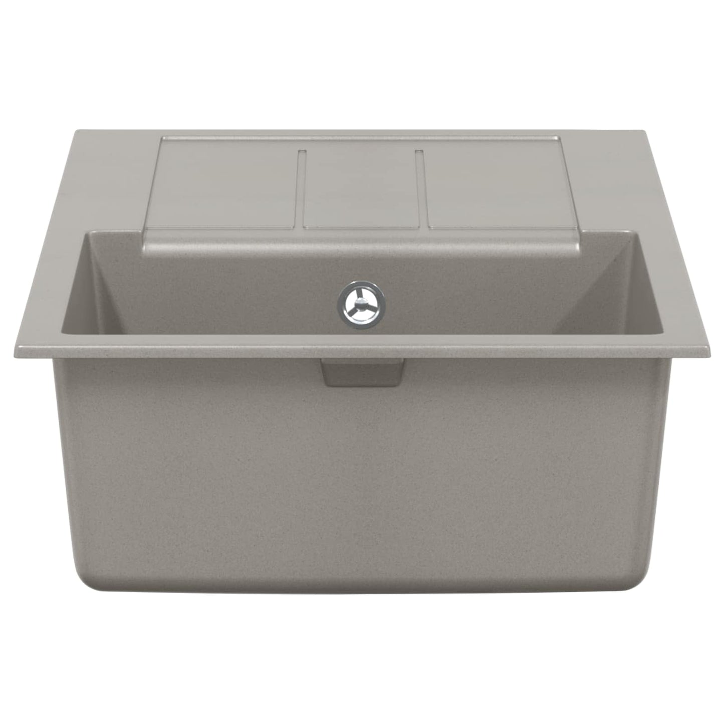 Lavello Grigio 780 x 500 mm 80% Quarzo e 20% Resina