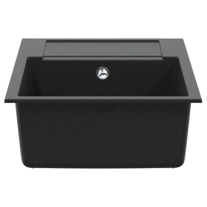 Lavello Nero 780 x 500 mm 80% Quarzo e 20% Resina