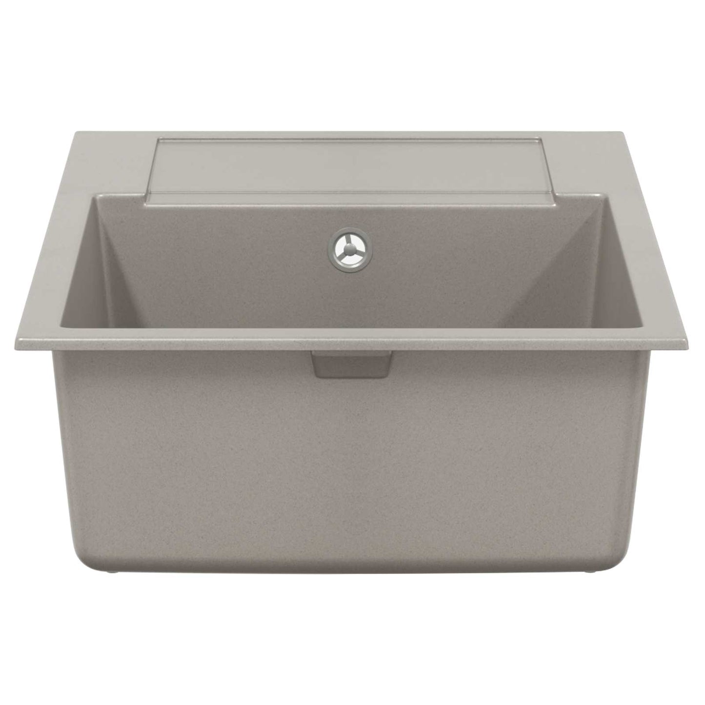 Lavello Grigio 780 x 500 mm 80% Quarzo e 20% Resina