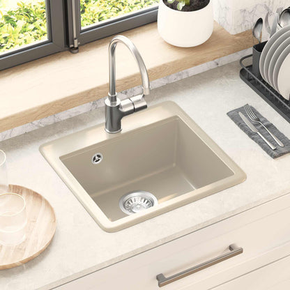 Lavello Beige 470 x 440 mm Granito | homemem39