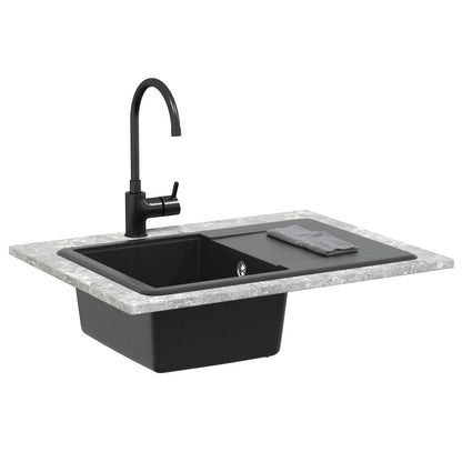 Lavello Nero 670 x 460 mm Granito | homemem39