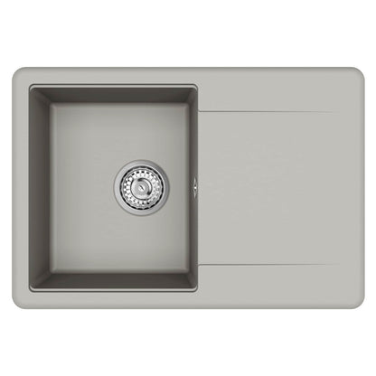 Lavello Grigio 670 x 460 mm 80% Quarzo e 20% Resina | homemem39