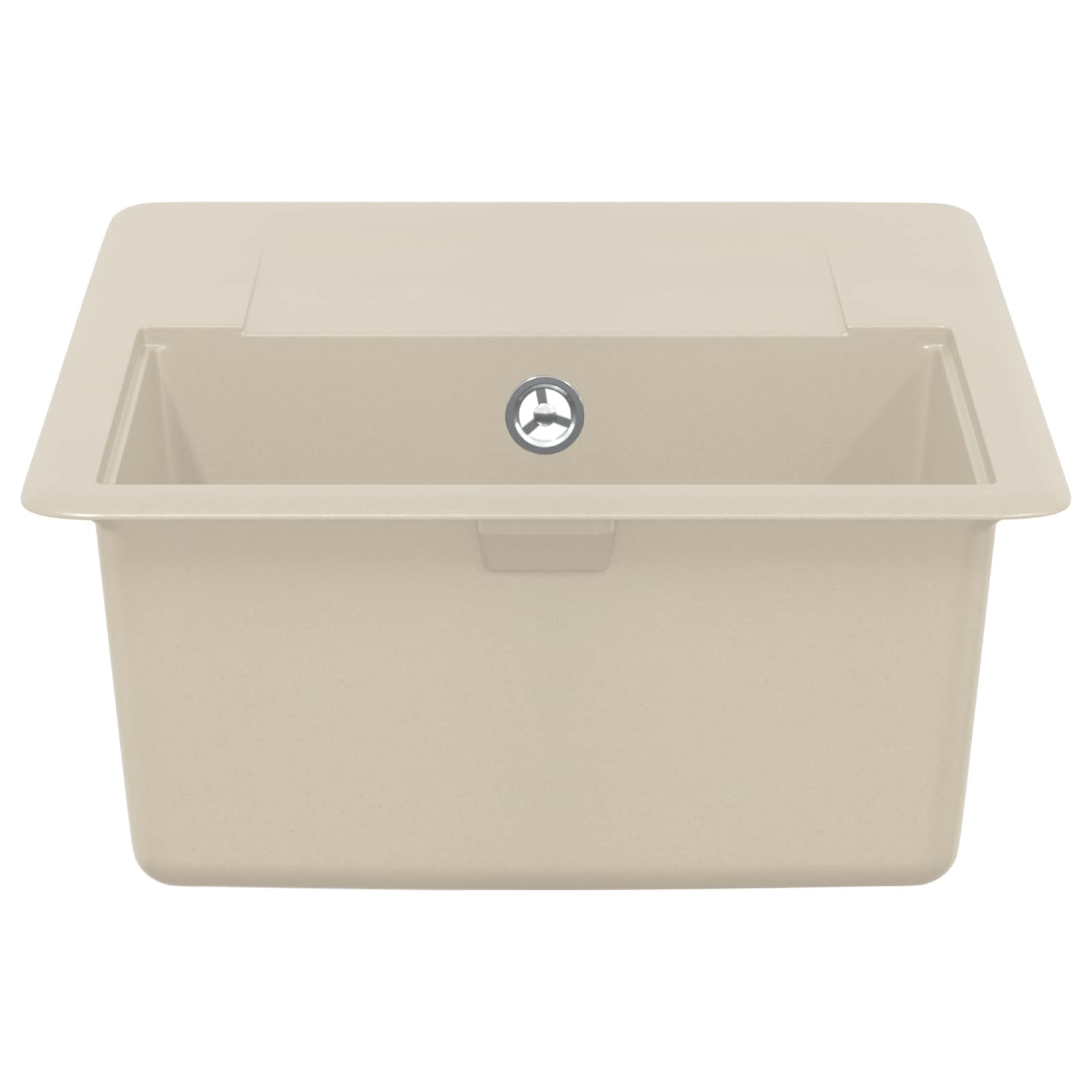 Lavello Beige 670 x 460 mm 80% Quarzo e 20% Resina | homemem39