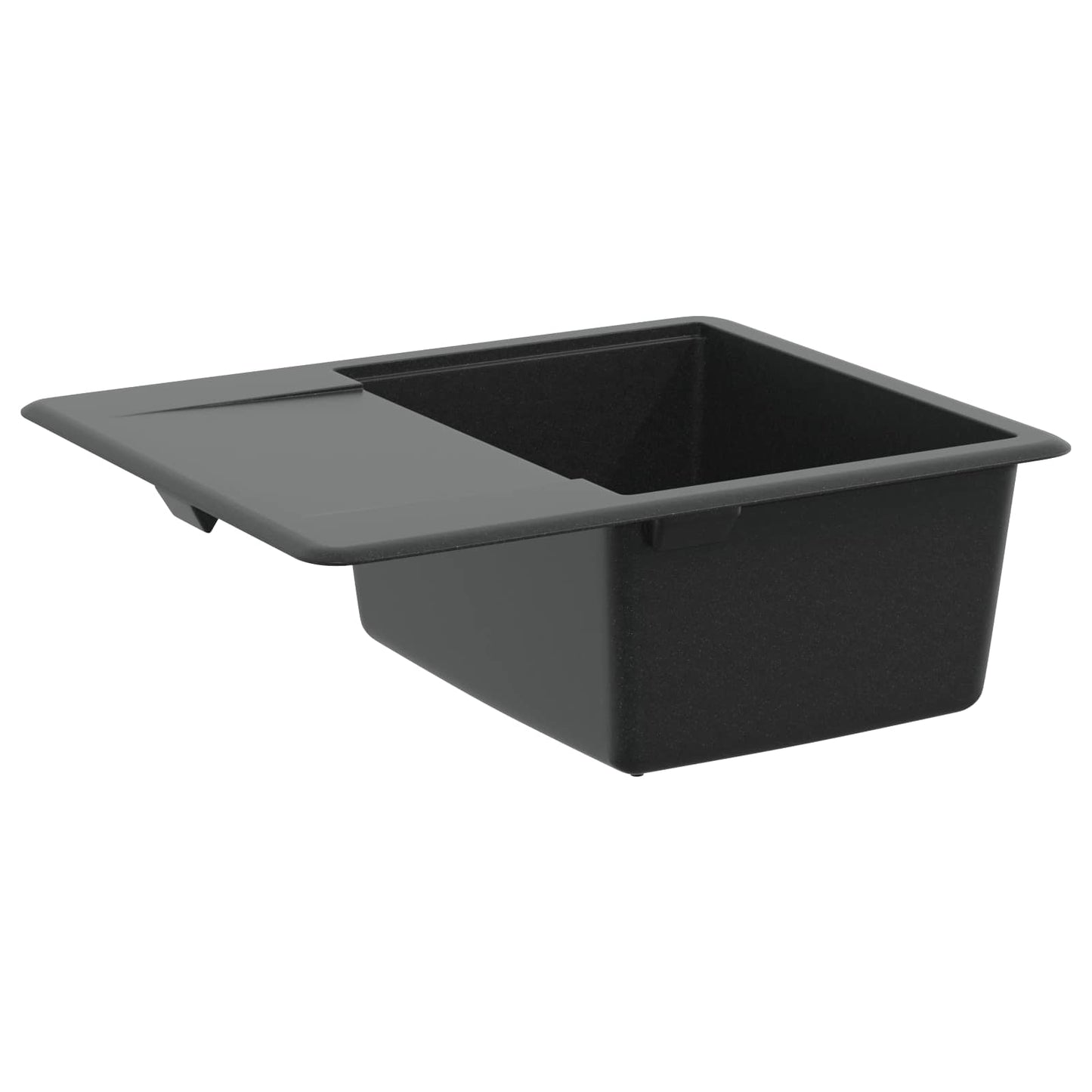 Lavello Nero 560 x 460 mm 80% Quarzo e 20% Resina | homemem39