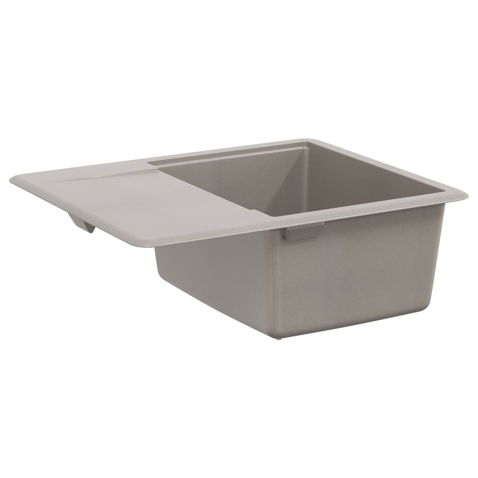 Lavello Grigio 560 x 460 mm 80% Quarzo e 20% Resina | homemem39