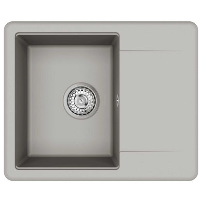 Lavello Grigio 560 x 460 mm 80% Quarzo e 20% Resina | homemem39