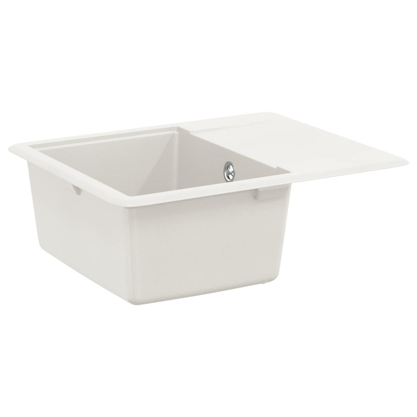 Lavello Bianco 560 x 460 mm 80% Quarzo e 20% Resina | homemem39