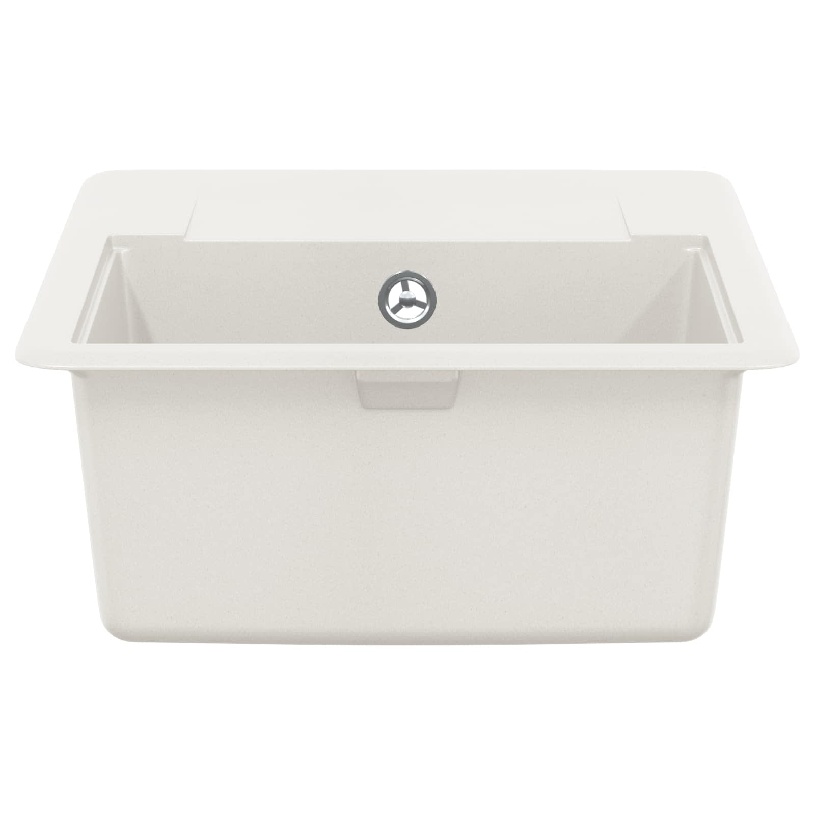 Lavello Bianco 560 x 460 mm 80% Quarzo e 20% Resina | homemem39