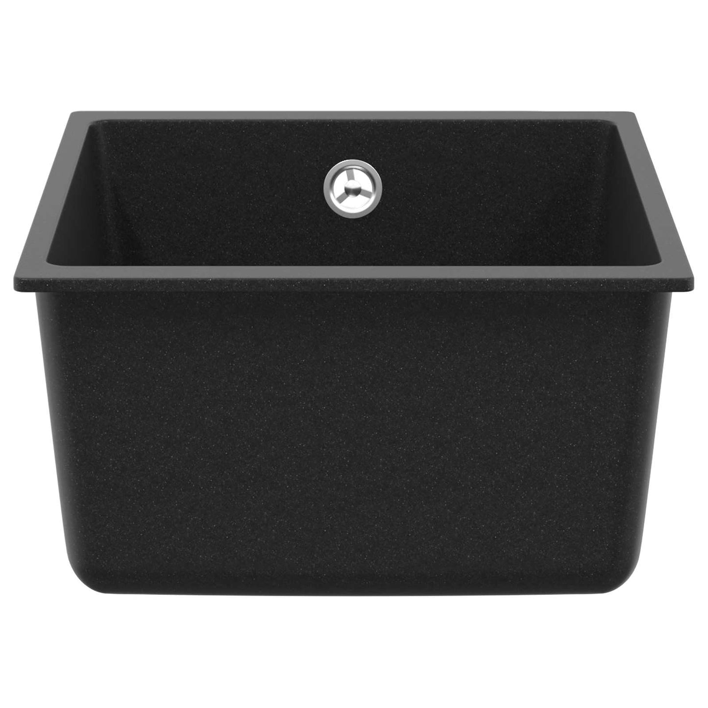 Lavello Nero 370 x 460 mm 80% Quarzo e 20% Resina | homemem39