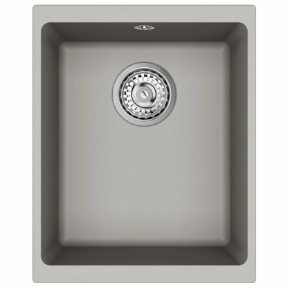 Lavello Grigio 370 x 460 mm 80% Quarzo e 20% Resina | homemem39